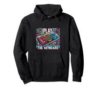 I Play The Keyboard Juego de streamer jugador |||--- Sudadera con Capucha