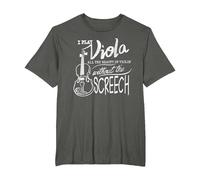 I Play Viola All The Beauty of Violin | Divertido Regalo violista Camiseta, Hombre Tallas Grandes, Asfalto, 2X Alto