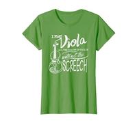I Play Viola All The Beauty of Violin | Divertido Regalo violista Camiseta, Mujer, Hierba, 3XL