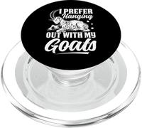 I Prefer Hanging out with My Goats PopSockets PopGrip para MagSafe