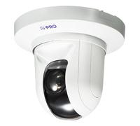 i-PRO Cámara PTZ Interior 2MP 1080p Full HD Lente 4.0 mm a 84.6 mm Zoom Óptico 21x 144dB WDR Detección IA Estabilización PoE Color Blanco