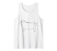 I Pugging Love U Pug Camiseta sin Mangas