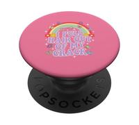 I Pull Hair out of my Crack, Humor Divertido para Adultos, Arco Iris PopSockets PopGrip Adhesivo