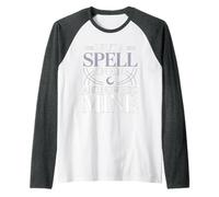 I Put A Spell On Him and Now He's Mine Love Witchy Vibe |- Camiseta Manga Raglan