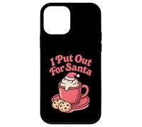 I Put out for Santa Christmas Cookies Leche Mujeres Hombres Carcasa para iPhone 12 Mini