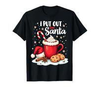I Put out for Santa Cookies Cacao Funny Christmas Food Lover Camiseta