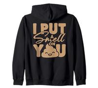 I Put Smell On You Magic Halloween Kawaii Emoticon a Juego Sudadera con Capucha