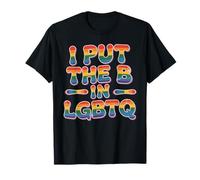I Put The B In LGBTQ Identidad del Orgullo Bi Camiseta