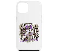 I Put The Boo in Boojee Halloween Ghost Trendy Pumpkins Fall Carcasa para iPhone 13