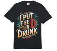 I Put The D In Drunk Broma de Bebida de Fiesta - Comfort Colors Adult Heavyweight T-Shirt