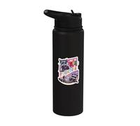 I Put The Fun In Disfunctional - Funny Daying Raccoon Lover Stainless Steel Insulated Water Bottle