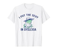 I Put The Sexy In Dislexia Funny Frog Humor Camiseta