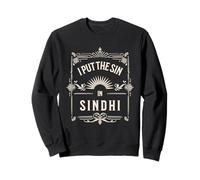I Put The Sin In Sindhi Funny Humor Sindhi Culture Pride Sudadera