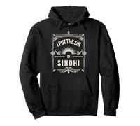 I Put The Sin In Sindhi Funny Humor Sindhi Culture Pride Sudadera con Capucha