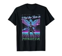 I Put The Tism In Patriotismo Retro Synthwave Abraham Lincoln Camiseta
