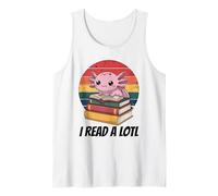 I Read Alotl Axolotl Camiseta sin Mangas