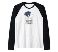 I Read Cards What's Your Superpower Tarot Design Camiseta Manga Raglan