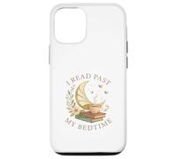 I Read Past My Bedtime Cozy Moon Book Lover Carcasa para iPhone 12/12 Pro