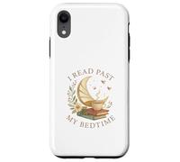 I Read Past My Bedtime Cozy Moon Book Lover Carcasa para iPhone XR