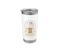 I Read Past My Bedtime Vaso térmico de acero inoxidable de doble pared