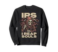 I Reap Souls IRS Agente Especial Grim Reaper Angel of Death Sudadera