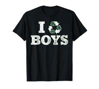 I Recycle Boys Funny Distressed Humor Design Camiseta