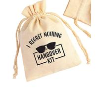 I Regret Nothing Bag Hangover No Regrets Hangover Kit de resaca Bolsas Kit de despedida de soltera Kit de recuperación de fiesta de boda