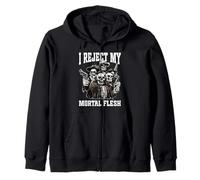 I Reject My Mortal Flesh Expresión extraña LGBTQ Sudadera con Capucha