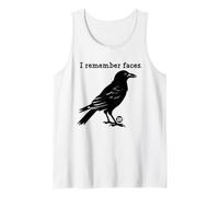 I Remember Faces Funny Crow Camiseta sin Mangas