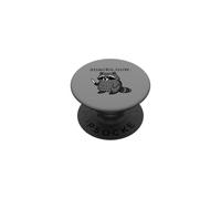 I Require Snacks, Divertido y Hambriento de mapaches, Amante de los Animales PopSockets PopGrip Adhesivo