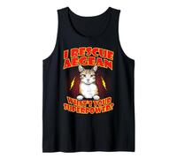 I Rescue Aegean Cat What's Your Superpower Funny Cats Lover Camiseta sin Mangas