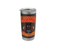 I Rescue Bombay Cat What's Your Superpower Funny Cats Lover Vaso térmico de acero inoxidable de doble pared