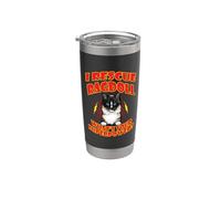I Rescue Ragdoll Cat What's Your Superpower Funny Cats Lover Vaso térmico de acero inoxidable de doble pared