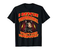 I Rescue Tortoiseshell Cat What's Your Superpower Cats Lover Camiseta