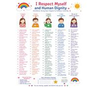 I Respect Myself and Human Dignity Notebook: Positive Affirmations Journal for Kids with Self-Respect, Kindness, Healthy Boundaries and Decision-Making Guide