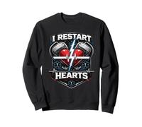 I Restart Hearts Emergency Medical Services Línea Heartbeat Sudadera
