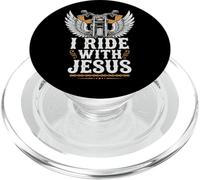 I Ride with Jesus PopSockets PopGrip para MagSafe