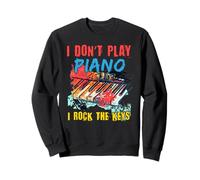 i rock the keys piano música teclado ropa teclado classi Sudadera