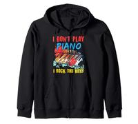 i rock the keys piano música teclado ropa teclado classi Sudadera con Capucha