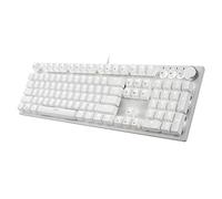 i-rocks Teclado mecánico iluminado K74M, con interruptores intercambiables en caliente Gateron, 107 teclas, cable desmontable USB-C, teclas PBT Double Shot, con modo de rueda inteligente bajo Windows