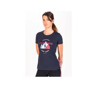 i-run.fr camiseta manga corta Marathon Mont-Blanc vêtement running femme déstockage XS Bleu marine