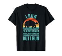 I Run I'm Slower Than A Herd Of Turtles - Cita de mantequilla de maní Camiseta
