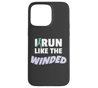 I Run Like The Winded Funny Jogger Runner Carcasa para iPhone 15 Pro Max