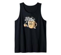 I Run On Caffeine & Cynicism Funny Coffee Lover Design Camiseta sin Mangas