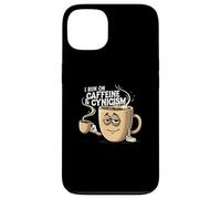 I Run On Caffeine & Cynicism Funny Coffee Lover Design Carcasa para iPhone 13