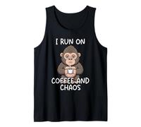 I Run On Coffee and Chaos Camiseta sin Mangas