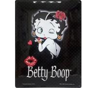 I&S/Las colecciones retro placa de metal en relieve 20 x 15 cm Betty Boop Betty Boop Kiss