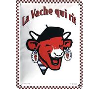 I&S/Las colecciones retro Placa de metal relieve 40 x 30 cm La vaca que se ríe Producto con licencia oficial y/o diseño exclusivo