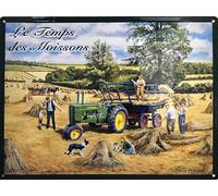 I&S/Las colecciones retro placa de metal relieve 40 x 30 cm Le Temps des Moissons Producto con licencia oficial y/o diseño exclusivo