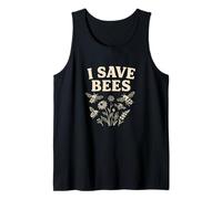 I Save Bees No Mow May Pollinator Awareness Camiseta sin Mangas